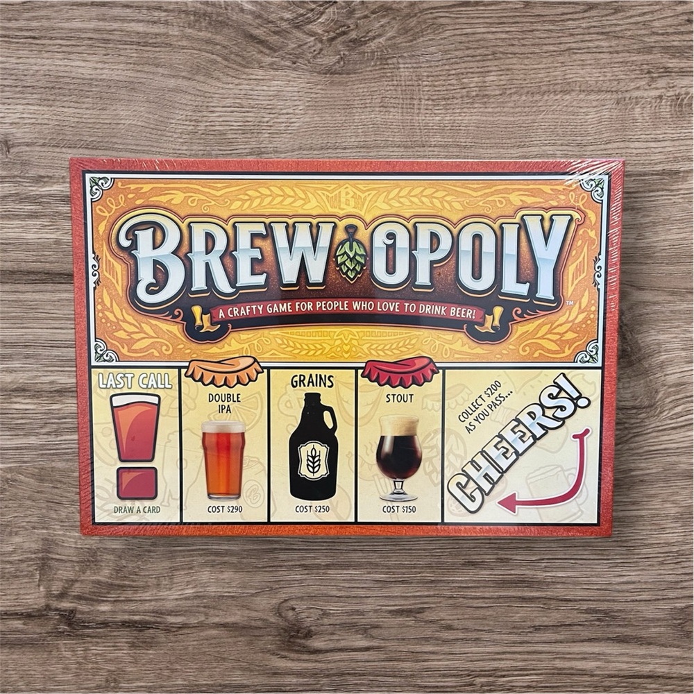 NWT‎ Factory Sealed Brew-Opoly Monopoly Beer Board Game